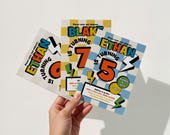 Printable invite, boys birthday invite, birthday party, cool kids party, digital party invite, kids party invite, cool dude