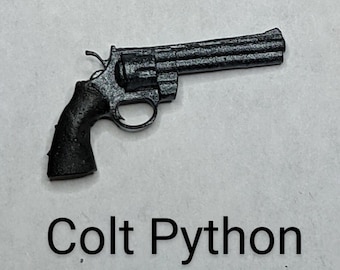 Colts Python Revolver 1:12 Toy Accessory (Unfinished, Made to Order)