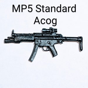 MP5 Standard with Acog Scope 1:12 Toy Accessory (Unfinished, Made to Order)