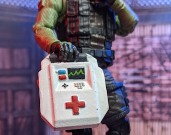 Tech Med Kit Lifeline Monitoring Pack 1:12 Toy Accessory (Unfinished, Made to Order)