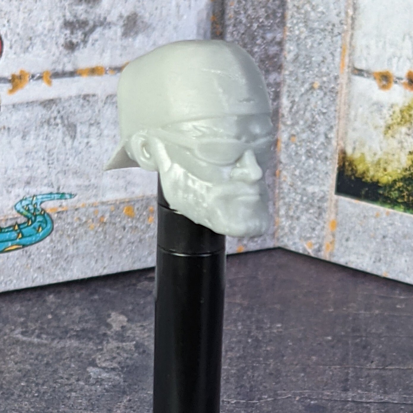 THE ROCKER Custom 3D Printed Head Sculpt unfinished - Etsy