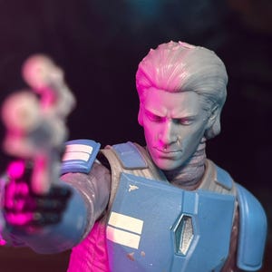 Galactic Mercenary Gunslinger 1:12 Toy Accessory (Unfinished, Made to Order)