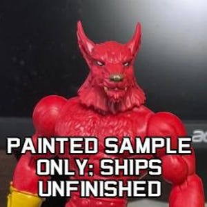 Mega CustomX Wolfman Warrior for MOTU Origins Scale Toy Accessory (Print on Demand, Unfinished, Made to Order, Figure NOT included)