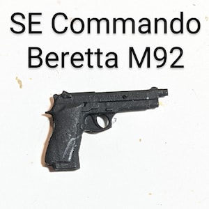 Accesorio de juguete para pistola SE Commando Pietro Fabbrica M92, escala 1:12 (solo pistola, supresor no incluido, sin terminar, hecho a pedido)