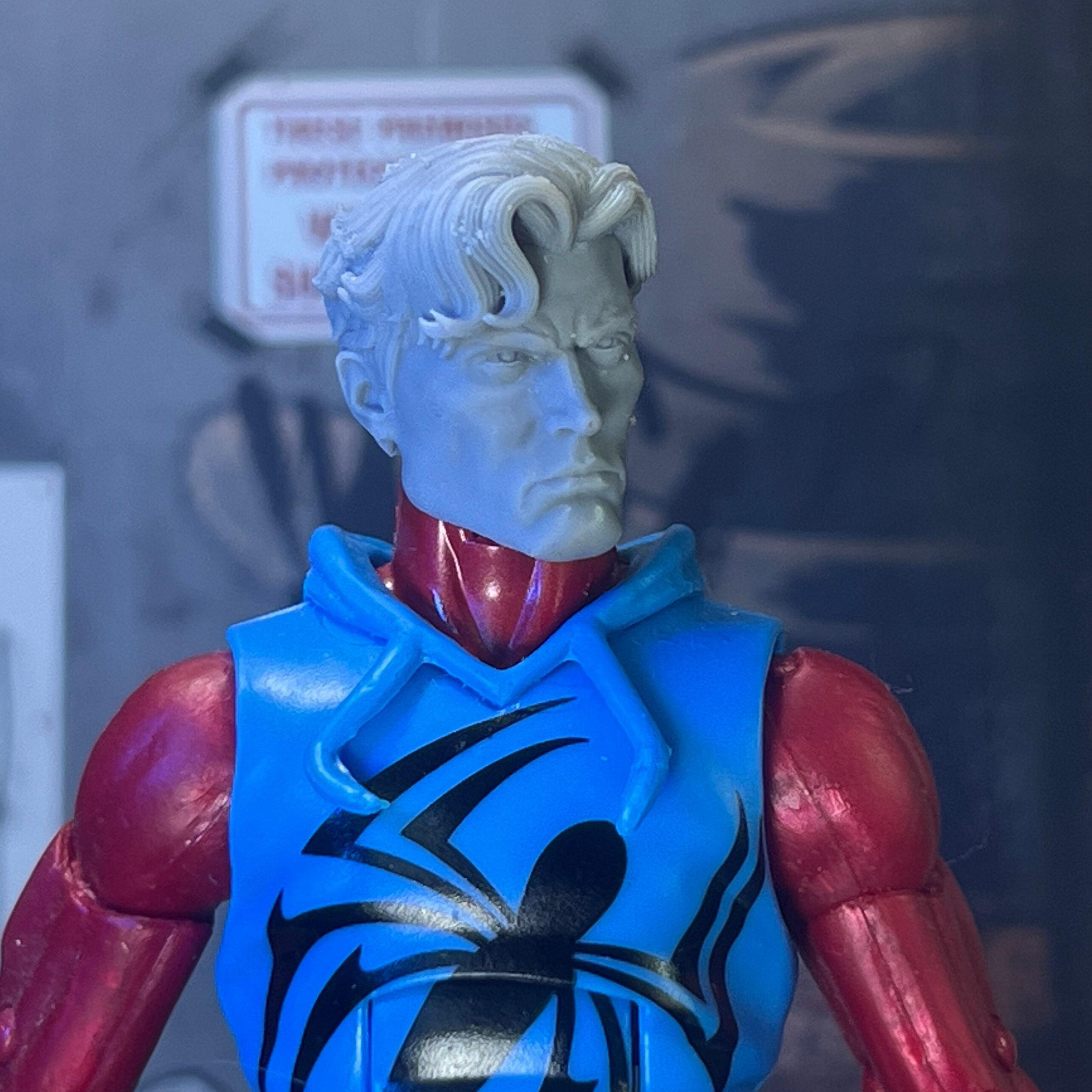 Spider Clone Unmasked 3D Printed Head Sculpt (unfinished, Made to Order ...
