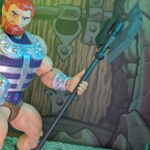 Guardsman Pole Axe MOTU Origins Scale Toy Accessory (Unfinished, Made to Order)
