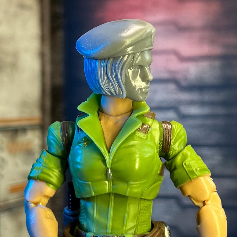 Zombie Hunter STARS Operative 3D Printed Head Sculpt (unfinished, Made ...