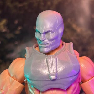 Tête sculptée imprimée en 3D Nemesis Immortal Genetic Warrior pour une taille XL (tête uniquement, non finie, sur commande)