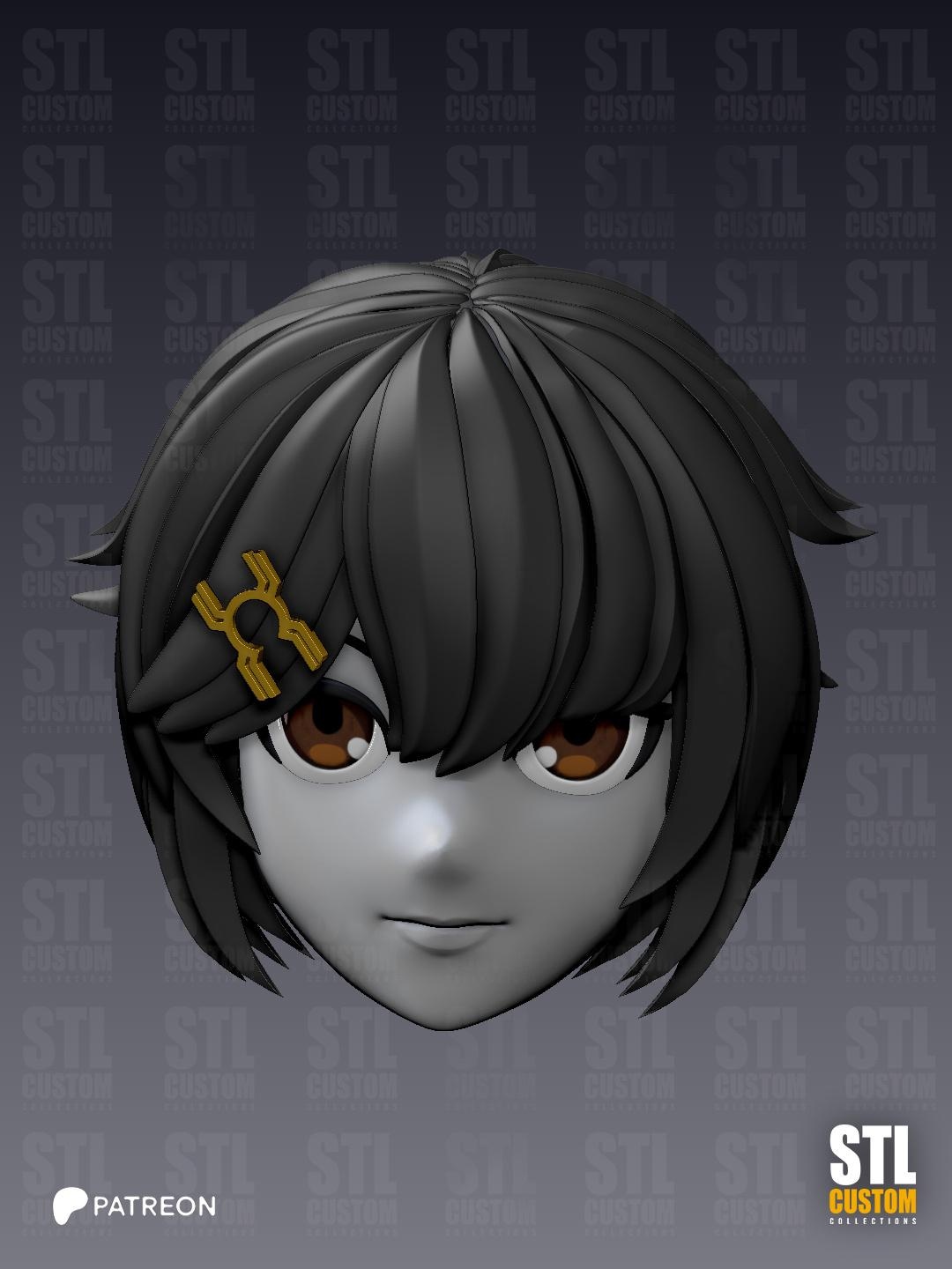 Spider Mecha Girl 3D File Custom Print- 3D Printed Head Sculpt (no ...