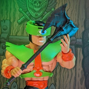 Elemental Axe MOTU Origins Scale Toy Accessory (Unfinished, Made to Order)