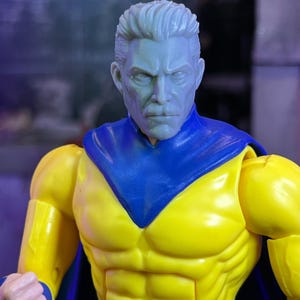 Omni Prime Anti-Hero con baffi Scultura testa stampata in 3D per personaggi da 7" (non finita, realizzata su ordinazione)