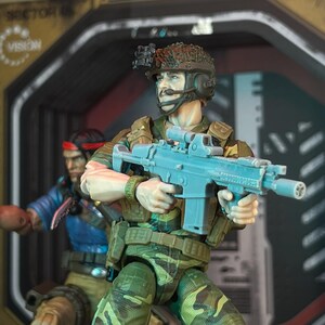 Scar H Commando LV Assault Rifle 1:12 or 1/18 Toy Accessory (Unfinished, Made to Order) image 2