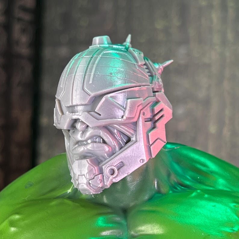 Space Smash Monster 3D Printed Head Sculpt (unfinished, Made to Order ...