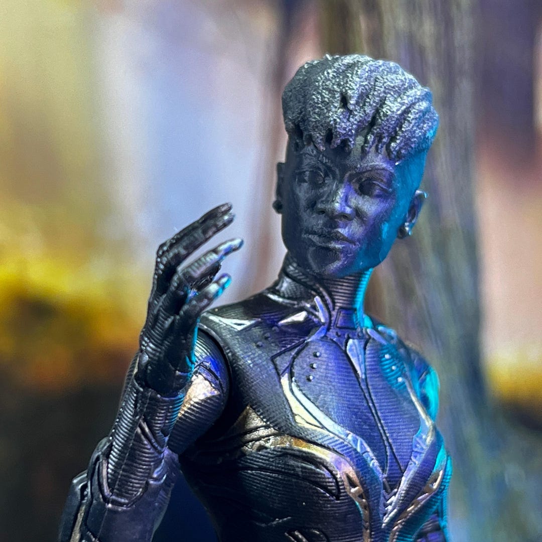 Panther Princess Custom 3D Printed Head Sculpt (unfinished, Made to ...