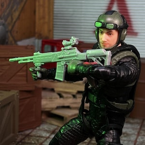 HCAR Tactical Rifle ACOG 1:12 Toy Accessory (Unfinished, Made to Order)