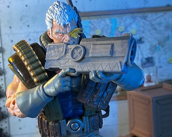 Accesorio de juguete Future Warrior Plasma Blaster 1:12 (sin terminar, hecho a pedido)
