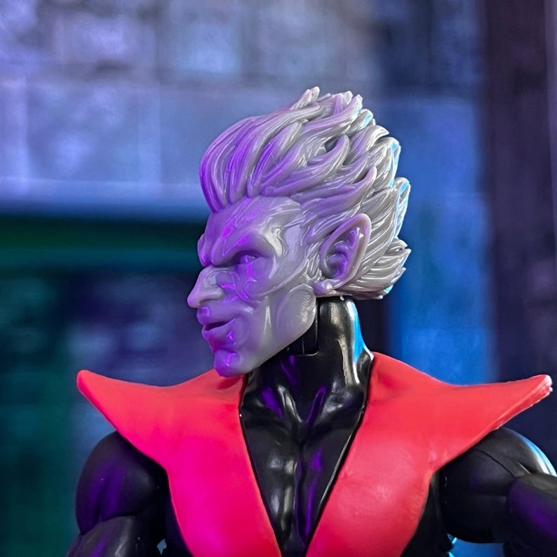 Devilish Mutant Dark Elf 3D Printed Head Sculpt (unfinished, Made to ...