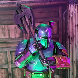 Executioner Cyber Axe 1:12 Zabawka Akcesorium (Niedokończona, Wykonana na Zamówienie)