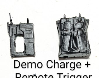 Demo Charge & Remote Trigger 1:12 Toy Accessory (Unfinished, Made to Order)