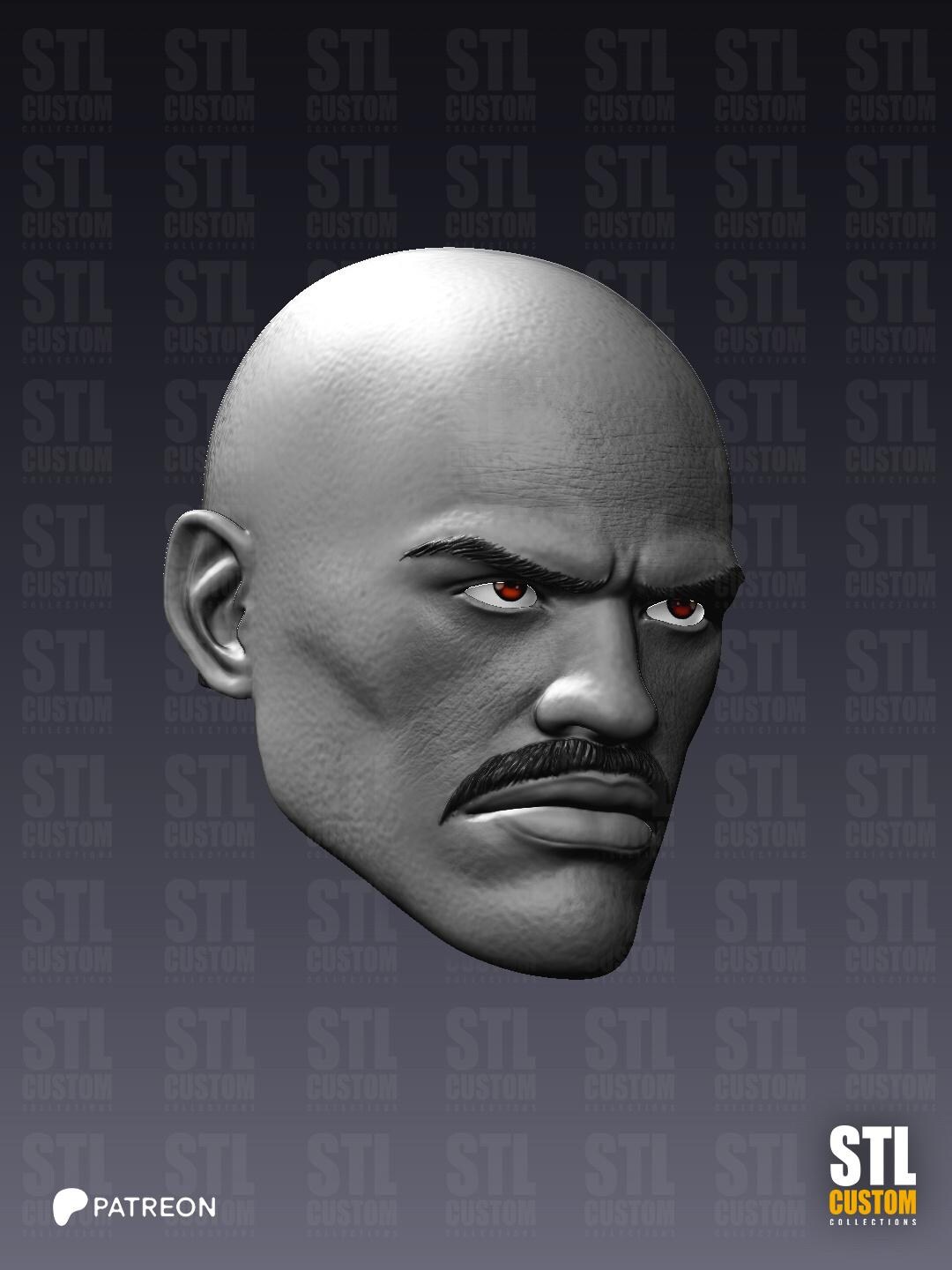 Heavy Gunner Chef - 3D File Custom Print- 3D Printed Head Sculpt (no ...