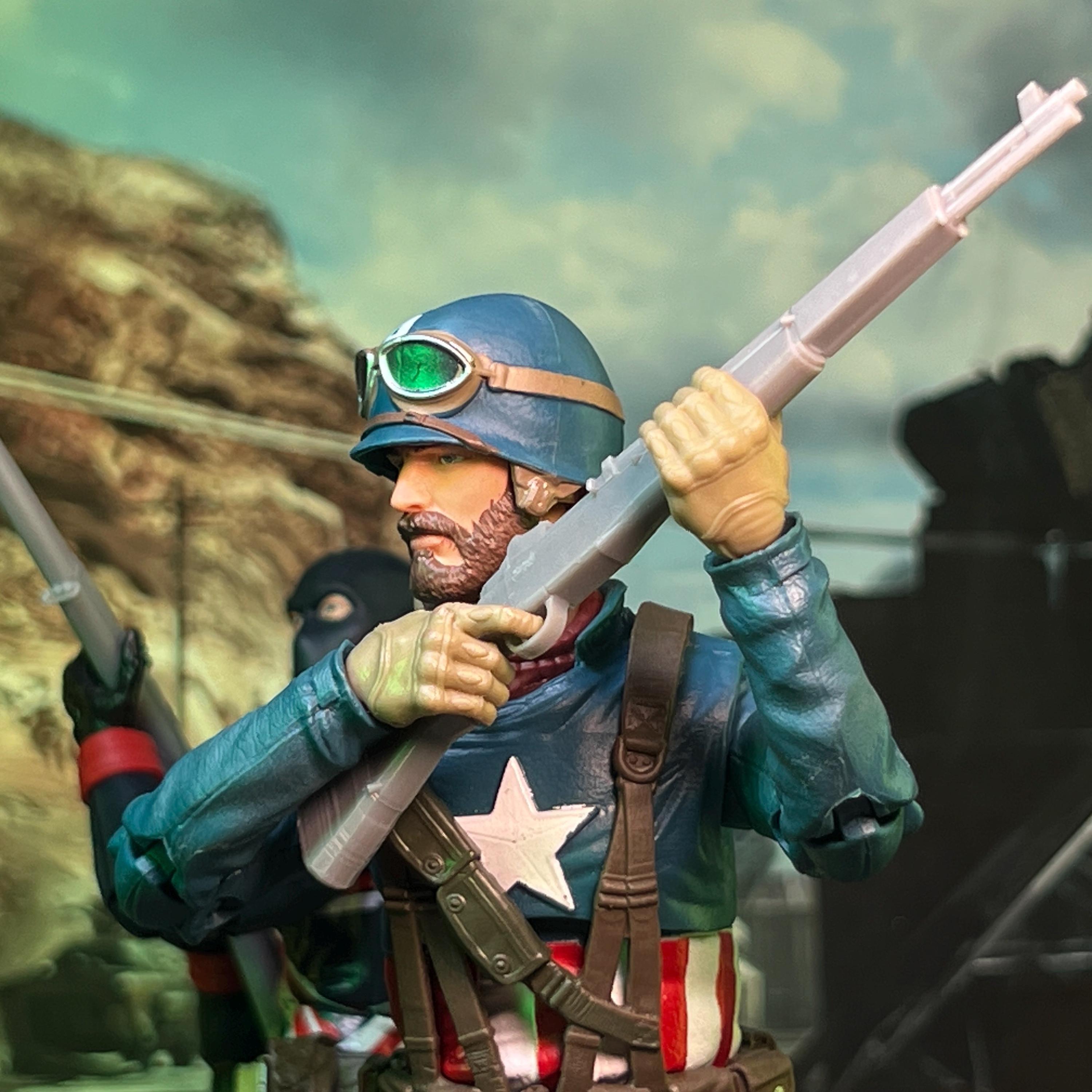 M1 Garand WW2 Era US Army Rifle With Clip 1:12 Toy Accessory ...