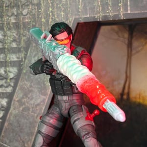Hellion Anti-Armor Rocket Launcher with Missile- Set of 2- 1:12 Toy Accessory (Launcher and Missile ONLY, Unfinished, Made to Order)