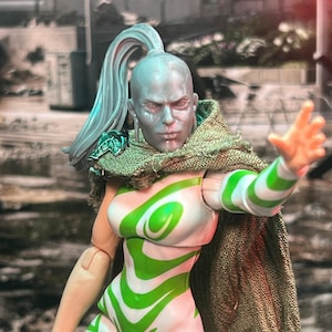 Geheime Schlangennation Operative 3D Gedruckt Custom Kopf Sculpt (Unfertige, Made to Order)