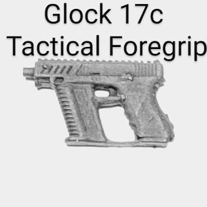 Accesorio de juguete SE Commando Austrian 9 mm s17c PDW Tactical Foregrip 1:12 (solo pistola, supresor no incluido, sin terminar, hecho a pedido)