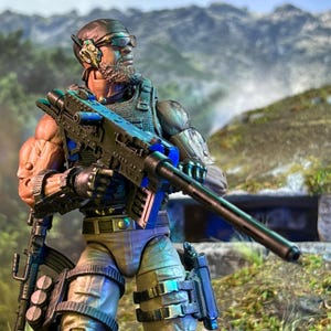 カスタム ブラウニング ショルダーマウント 30 口径重機関銃 1:12 スケール おもちゃアクセサリー (未完成、受注生産)