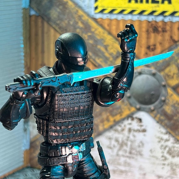 サイボーグ忍者刀 3D プリント武器アクセサリー (未完成、オーダー