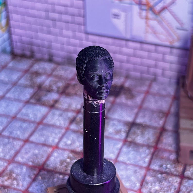 Captain Spectrum Custom 3D Printed Head Sculpt (unfinished, Made to ...