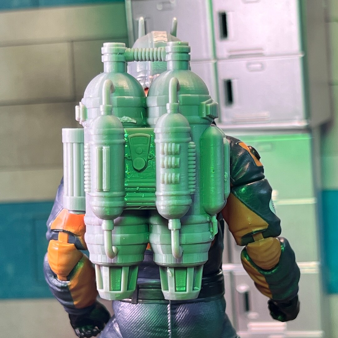 Chemical Tank Biochem Backpack 1:12 Scale Toy Accessory (unfinished ...