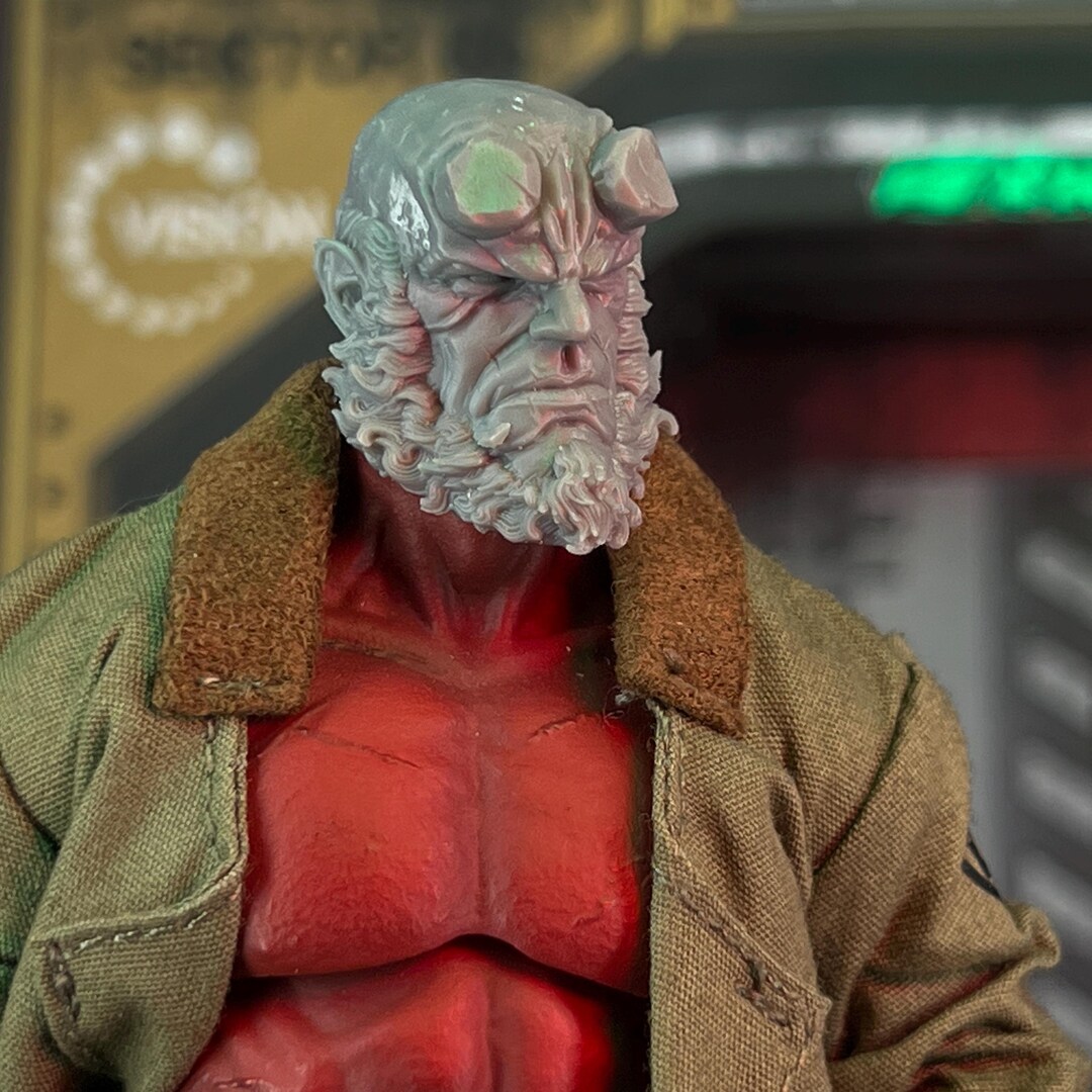 Stylized Demon Boy Custom 3D Printed Head Sculpt for Mezco (unfinished ...