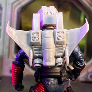 Kit impreso en 3D de la mochila propulsora Seeker - Colección de Soldados Élite TF (percha para mochila clasificada de GI Joe, sin terminar, hecho a medida)