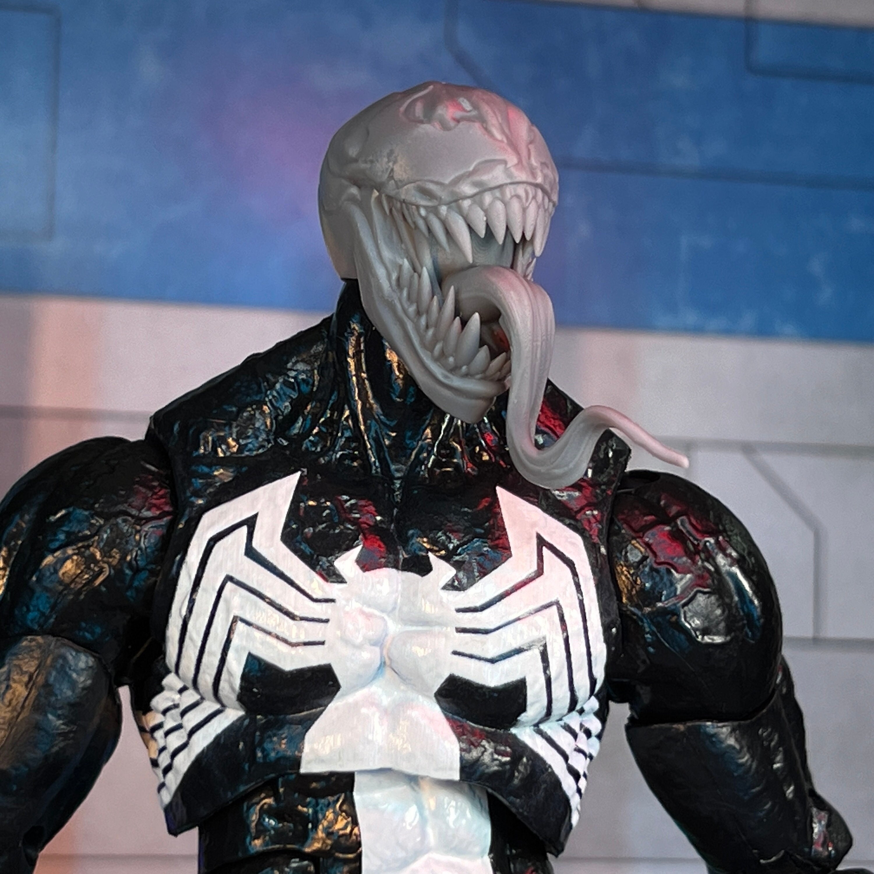 ヴェノム　ヘッド　フィギュア Venom head sculpt - Etsy 日本