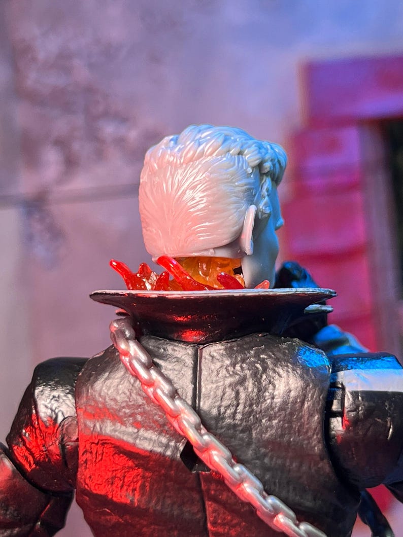 Demon Rider Reyes 3D Printed Head Sculpt (unfinished, Made to Order) - Etsy