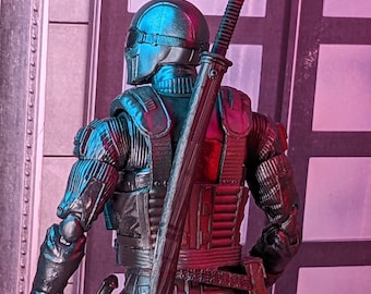 Accesorio de juguete SE Commando Katana y funda a escala 1:12 (sin terminar, hecho a pedido)