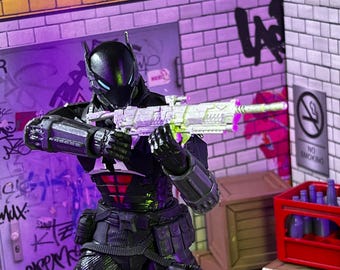 Arkham Knight Vigilante Rifle Folded 1:12 Toy Accessory (Unfinished, Made to Order)