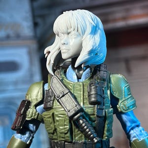 Section 9 Cyborg Agent Major 3D Printed Head Sculpt (Unfinished, Made to Order)