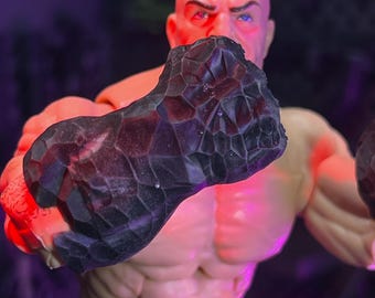 Hammered Steel Absorbing Hand Set- Custom Fit, Fragile- 1:12 Scale Toy Accessory (Unfinished, Made to Order)