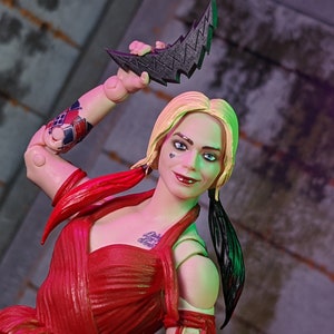 The Joker&#39;s Jokerrang Batarang  -Set of 2- 1:12 Toy Accessory (Unfinished, Made to Order)