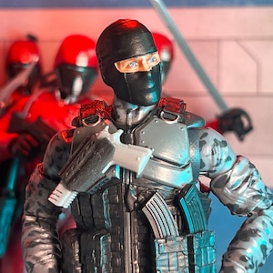 Light Flex Holster with 1911 Compact Compensator-Set of 2-  Kitbash Add-on 1:12 Scale Toy Accessory- LIMITED QUANTITIES