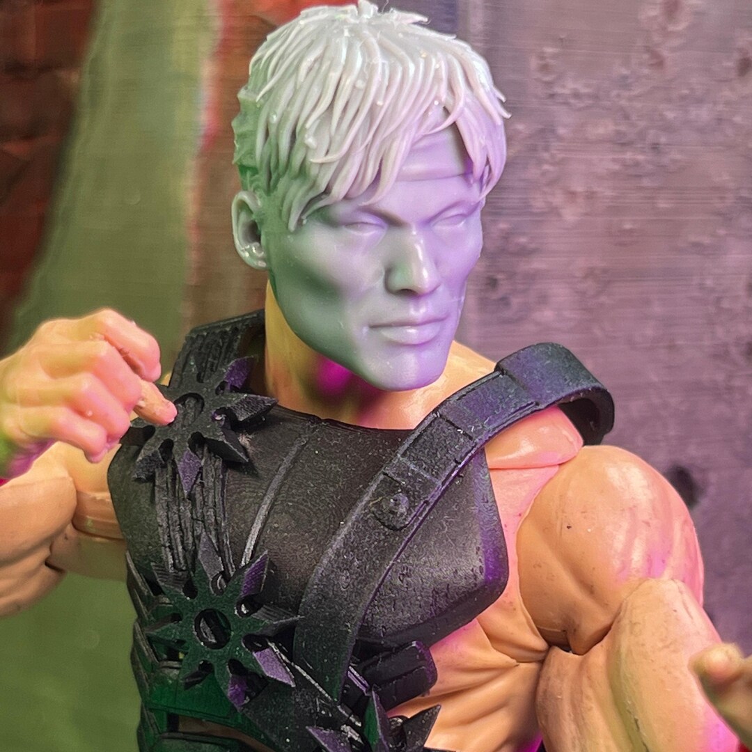 Silent Weapons Martial Arts Master Custom 3D Printed Head Sculpt ...