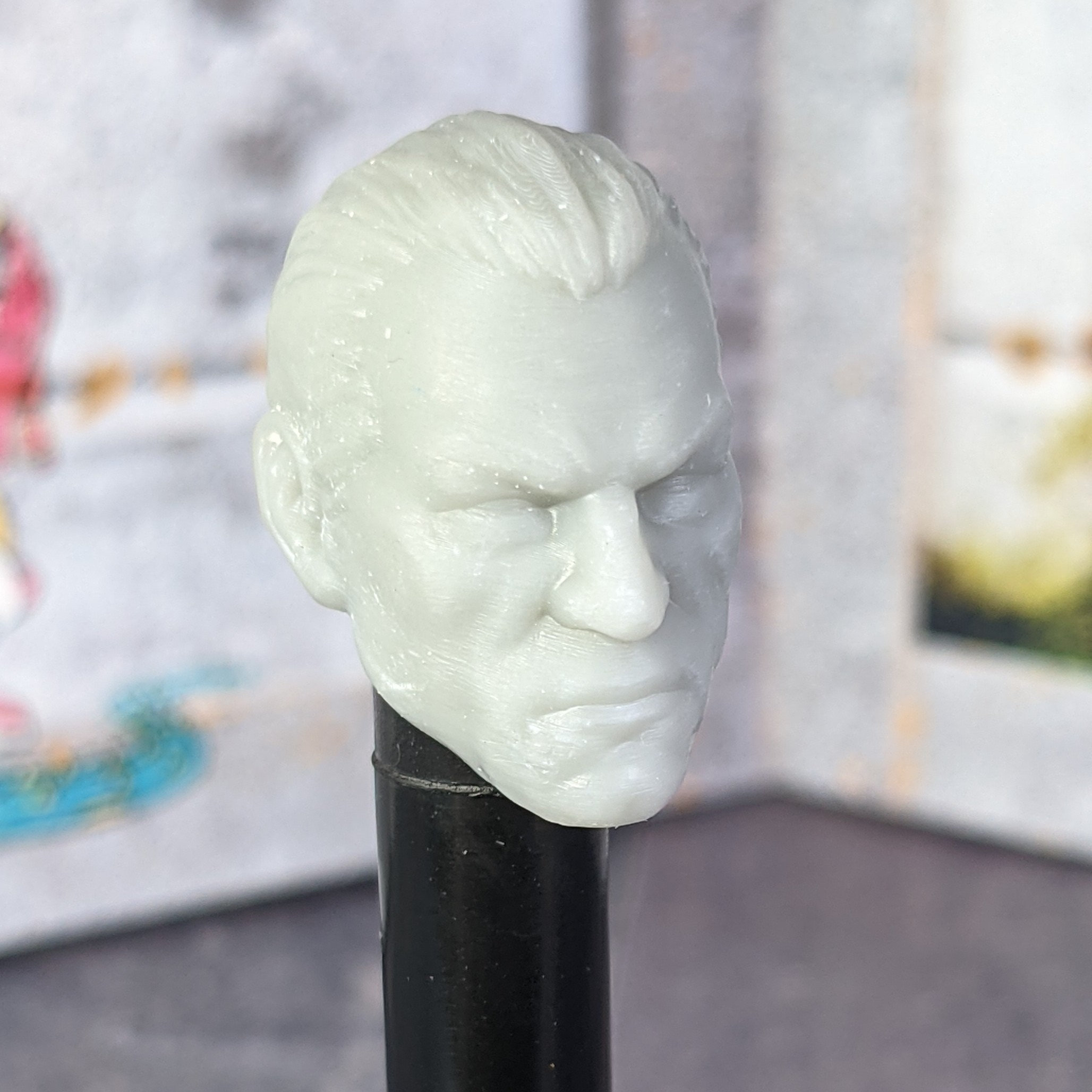 VIGILANTE Custom 3D Printed Head Sculpt (unfinished, Made to Order) - Etsy