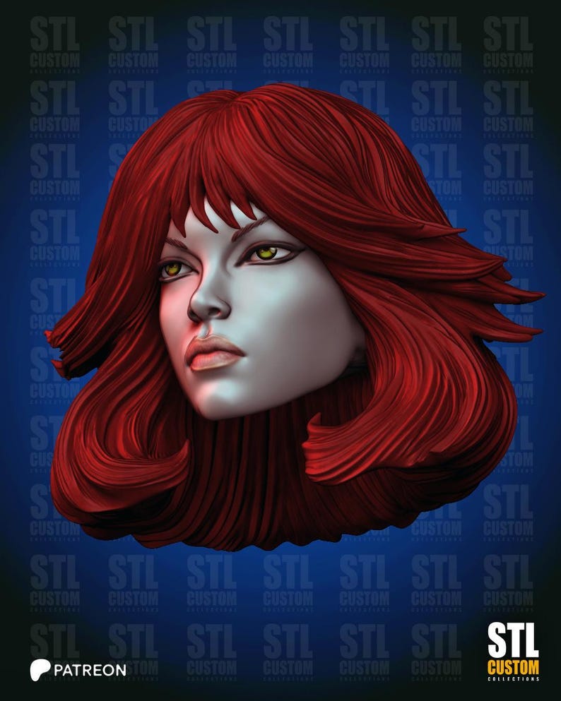 Queen of Goblins - 3D File Custom Print- 3D Printed Head Sculpt (no ...