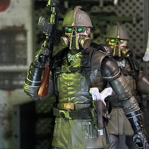 Somnabulists Webgear and Luger 66 -Set of 2- 3d Printed 1:12 Flex Resin Wearable (Special Fit, Unfinished, , Limited Stock)