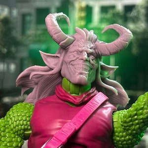 Demon Father Custom 3D Printed Head Sculpt (Unfinished, Made to Order)