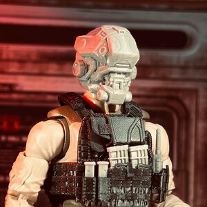 Zero G Near Future Breach Specialist 3D-geprinte headsculpt (onvoltooid, op bestelling gemaakt)