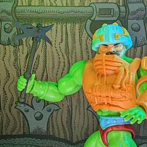 Dragon Head Raider Axe MOTU Origins Scale Toy Accessory (Unfinished, Made to Order)