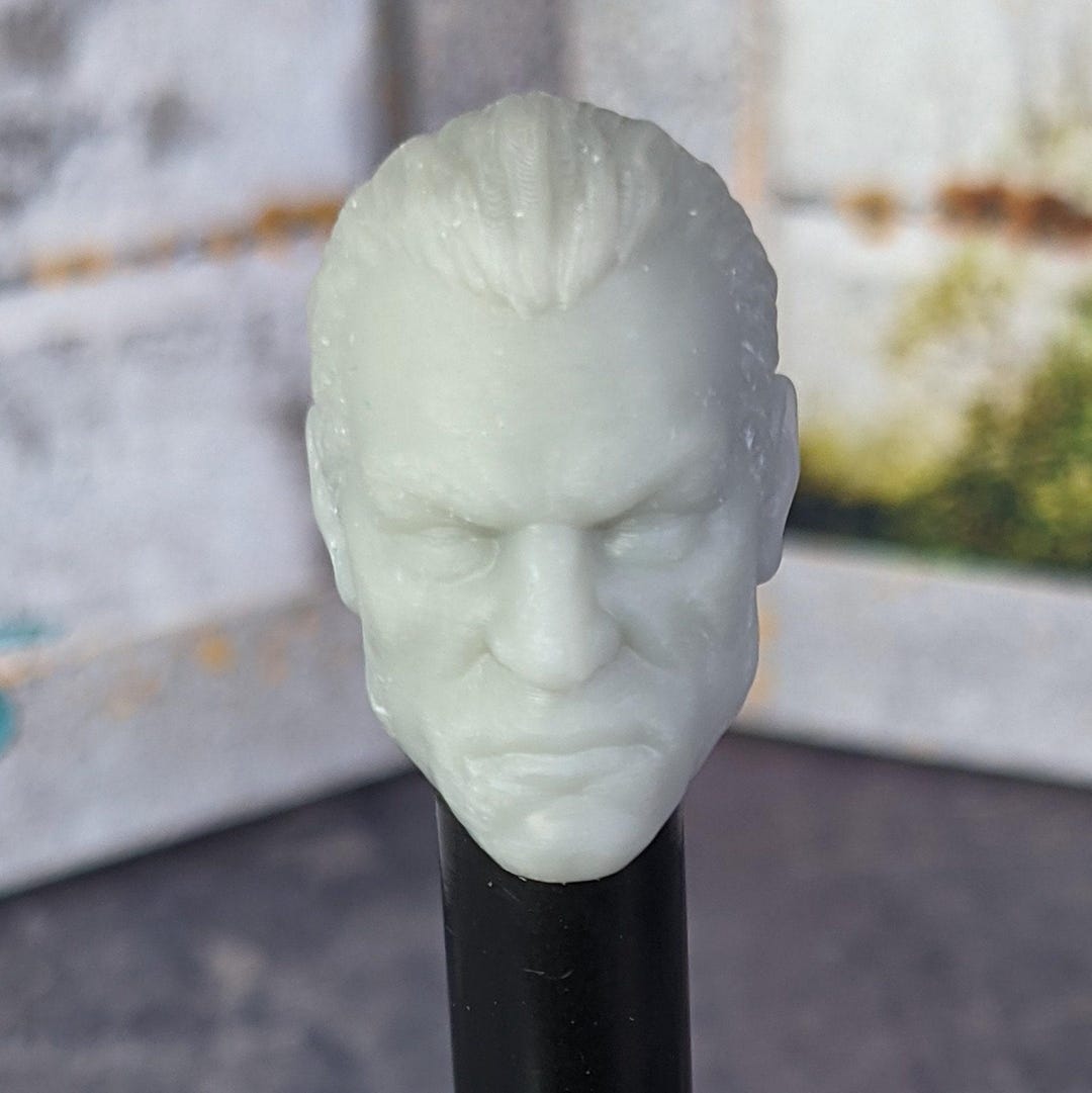 VIGILANTE Custom 3D Printed Head Sculpt (unfinished, Made to Order) - Etsy